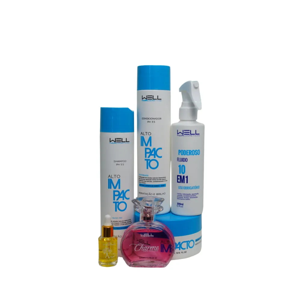 Kit Homer care Alto Impacto Hidratação mais finalizadores
