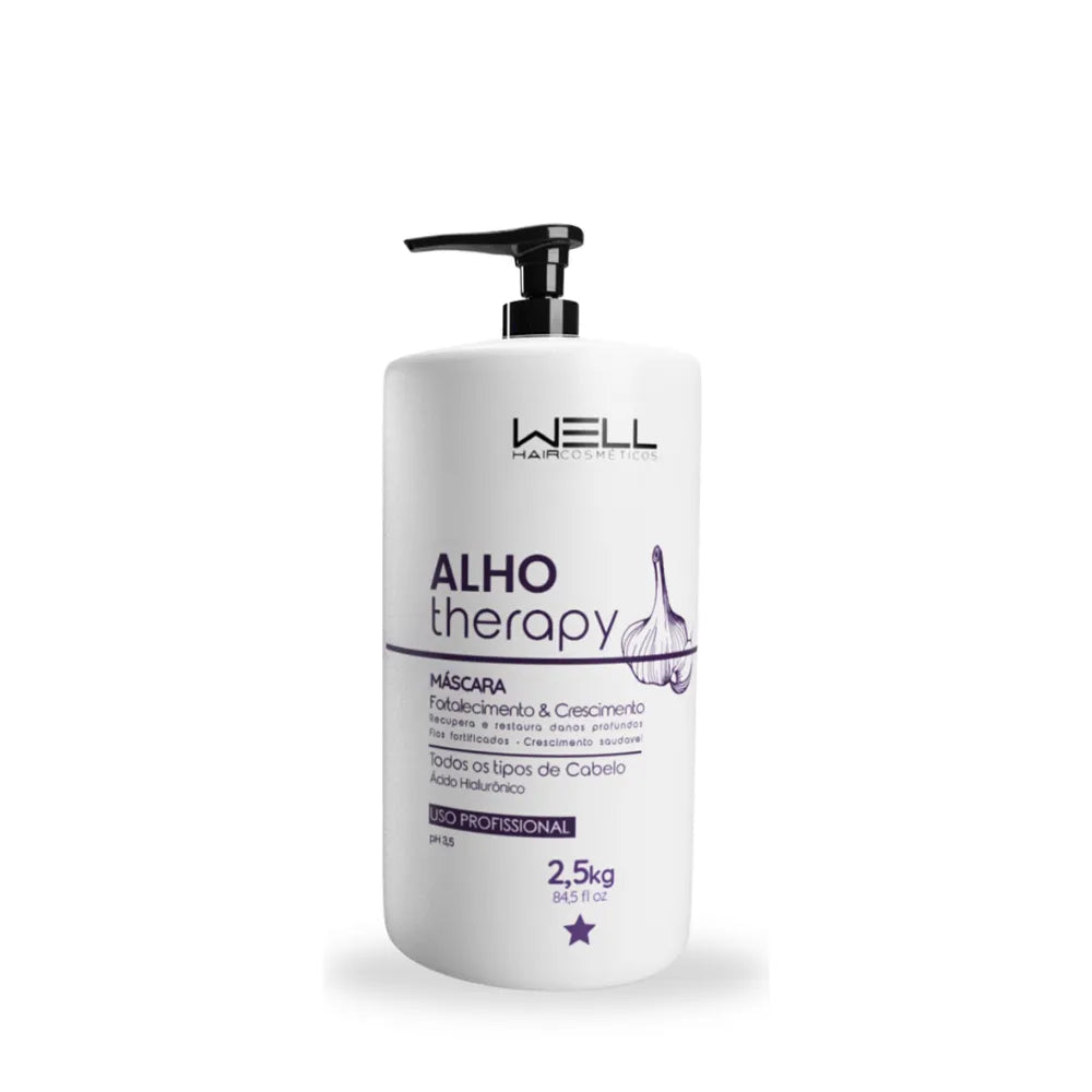 Máscara Alho Therapy 2,5L- Well Hair Cosméticos