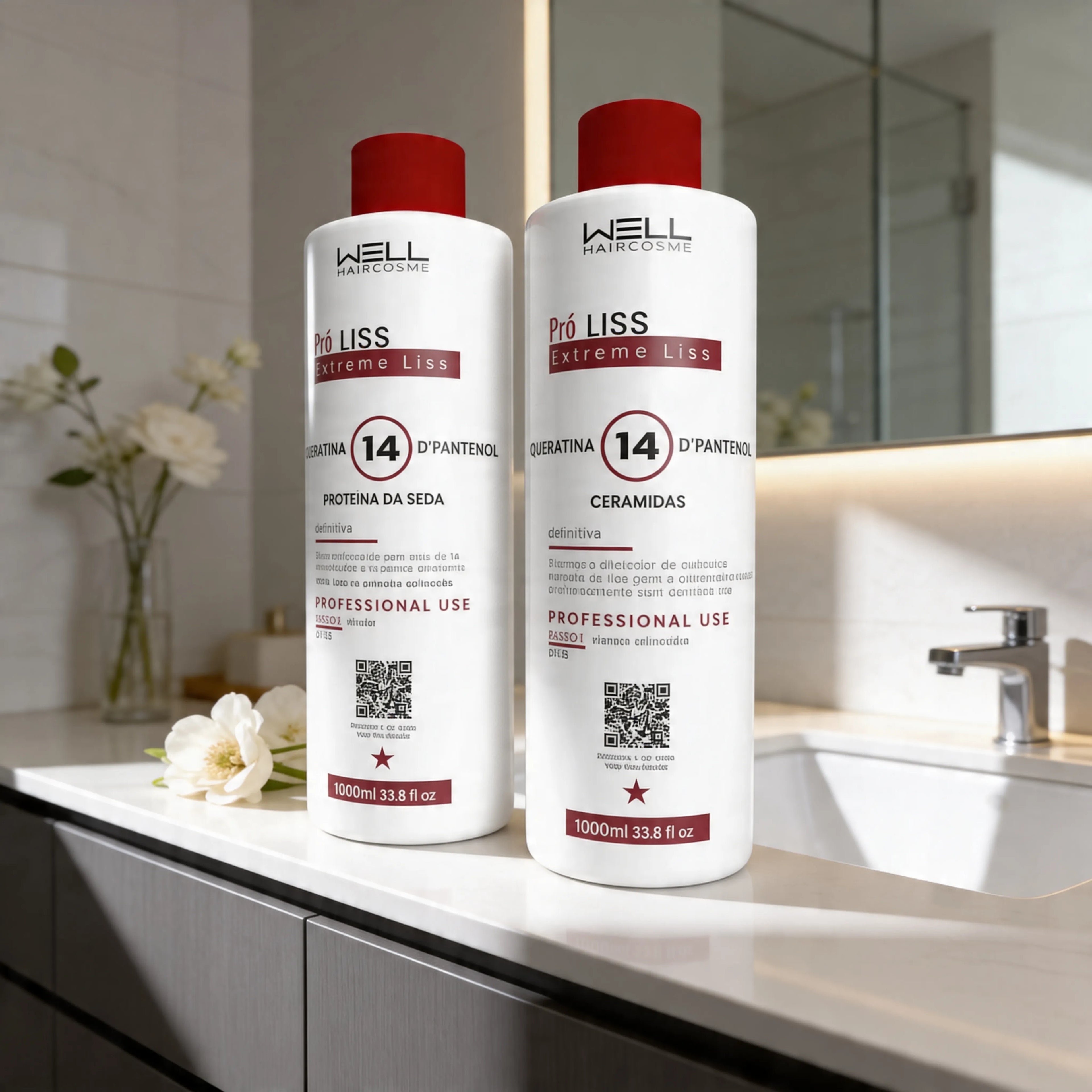 PROGRESSIVA ( DEFINITIVA )  PRÓ-LISS LISO EXTREMO 1L - WELL HAIR COSMÉTICOS
