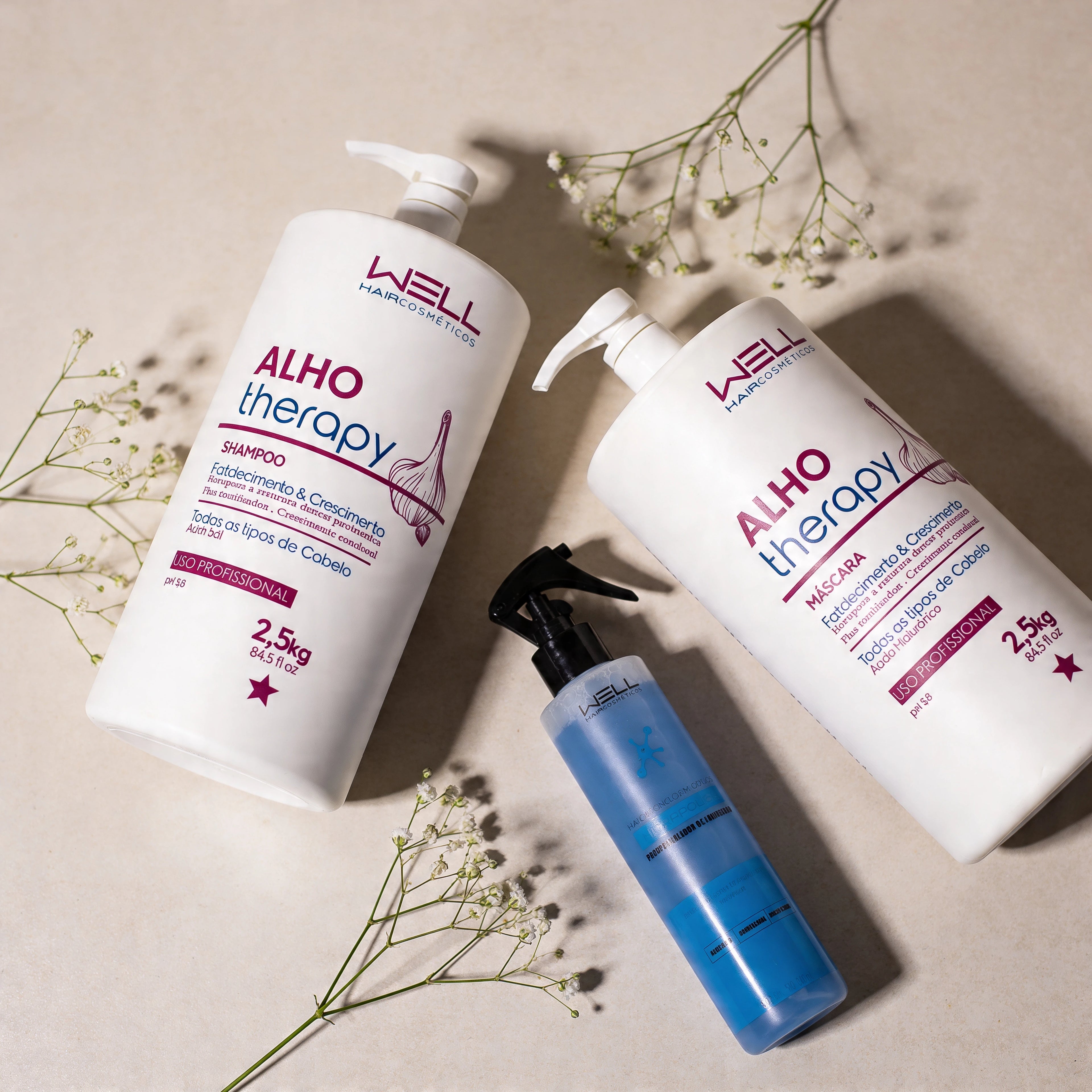 Kit Alho Fortalecimento e Crescimento profissional mais potencializador Hidratação