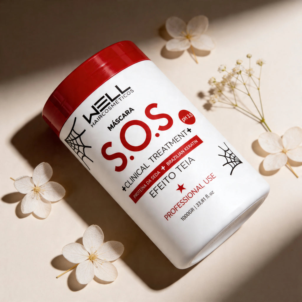 Máscara de Hidratação S.O.S Teia Mask 1KG Well Hair