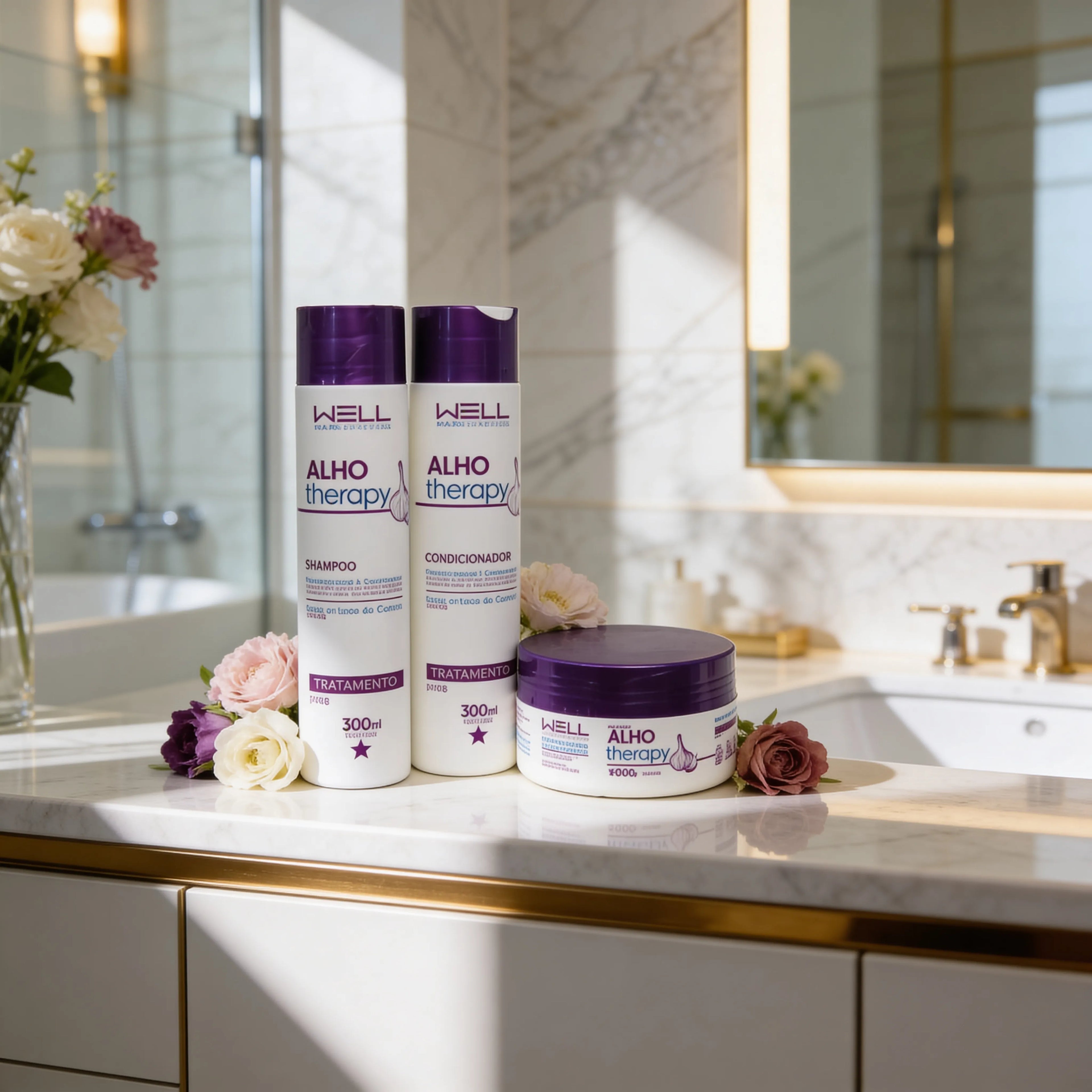 KIT HOME  ALHO THERAPY - WELL HAIR COSMÉTICOS