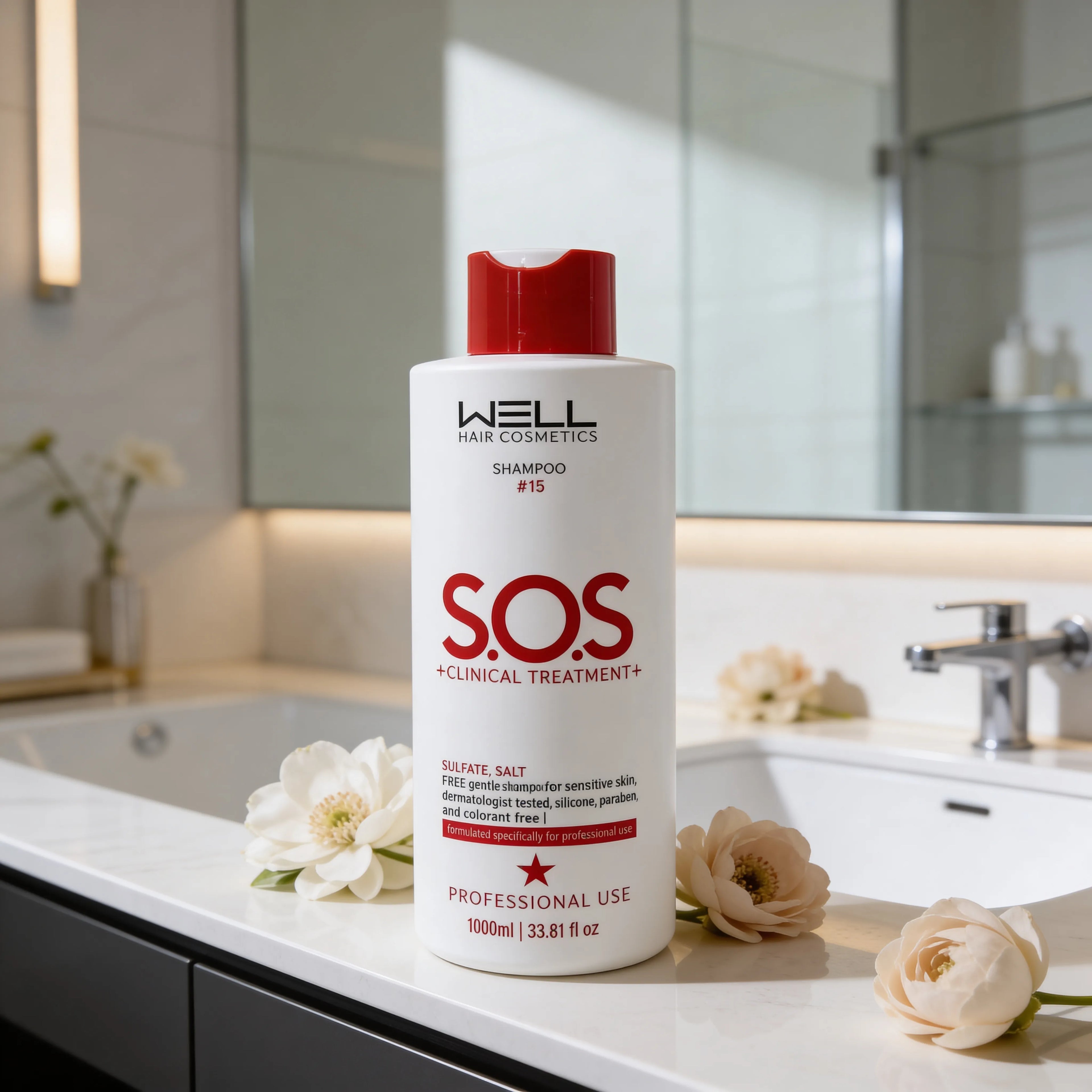 SHAMPOO S.O.S 1L-WELL HAIR COSMETICOS