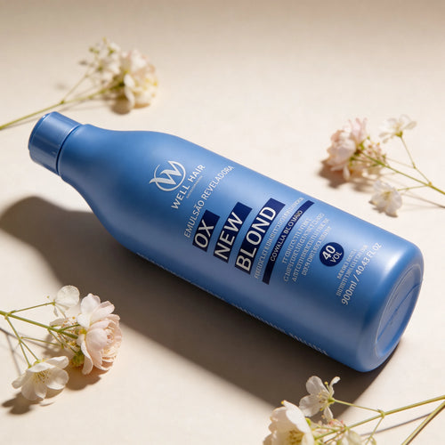 Água Oxigenada 40 Vol OX New Blond 900ml Well Hair