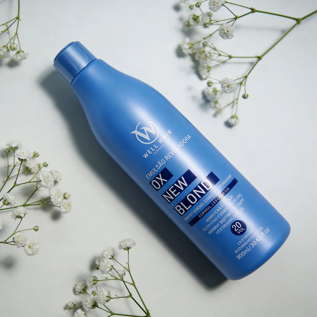 Água Oxigenada 20 Vol OX New Blond 900ml Well Hair