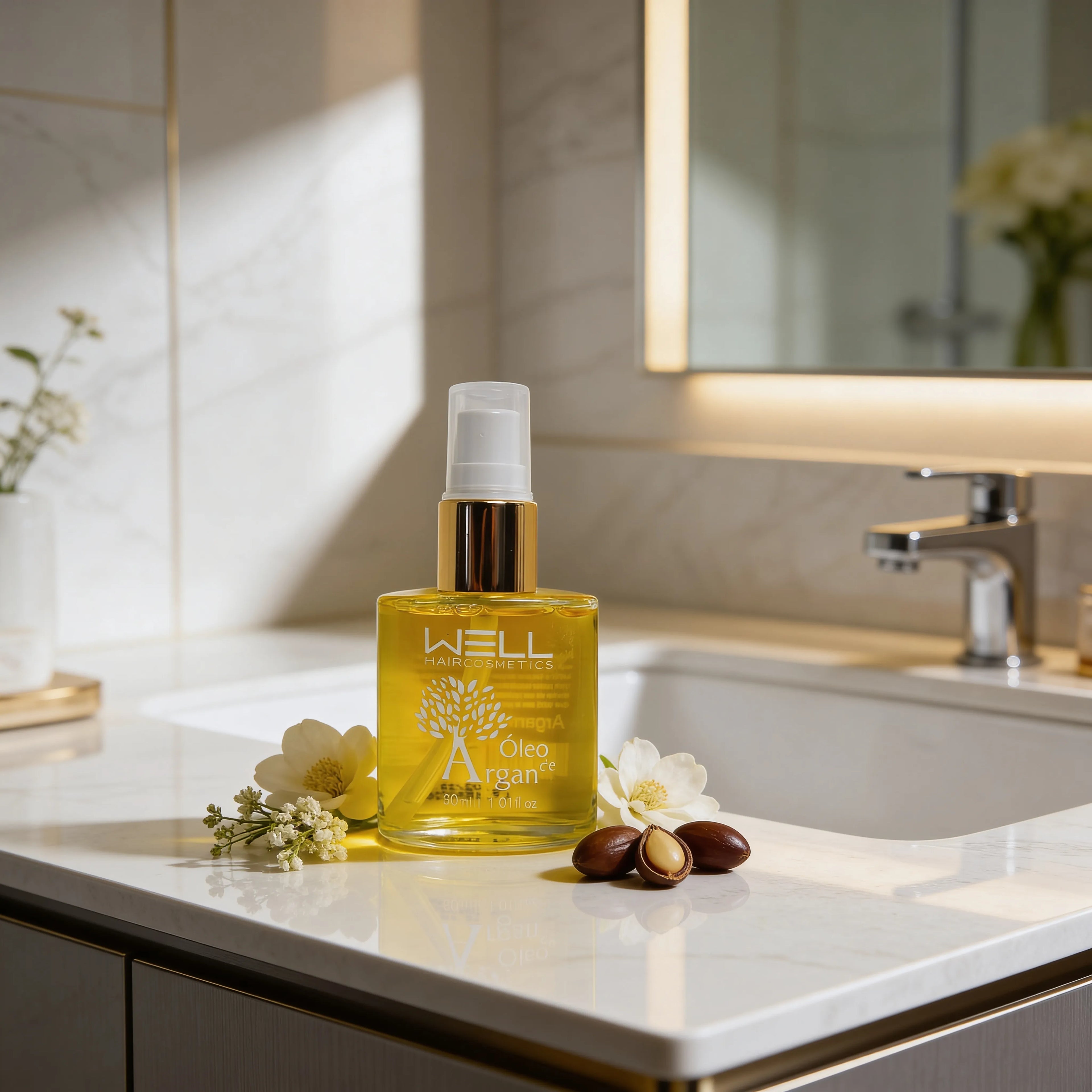 Reparador de Pontas Óleo de Argan 30ml Well Hair Cosméticos