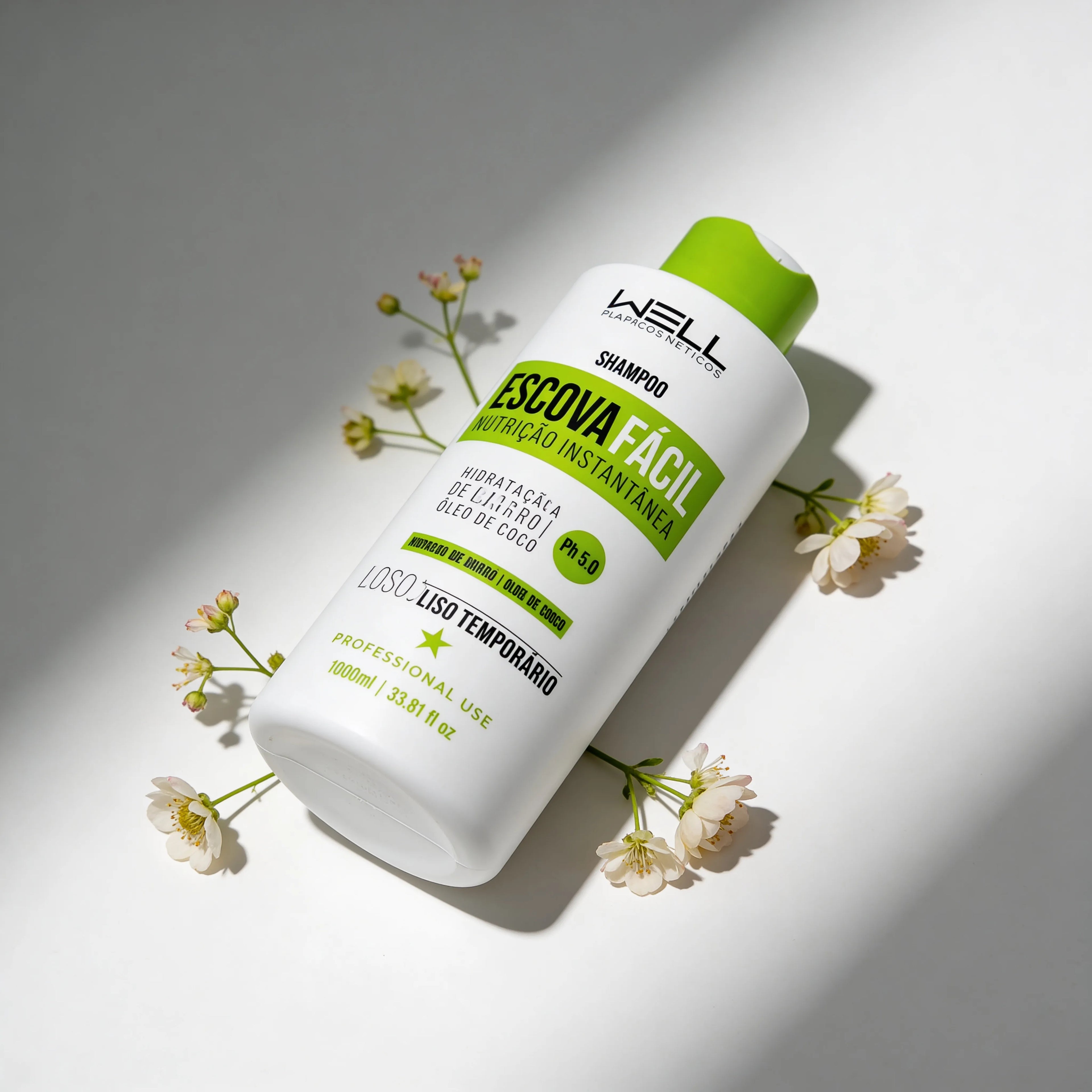SHAMPOO ESCOVA FACIL 1000ML - WELL HAIR COSMÉTICOS